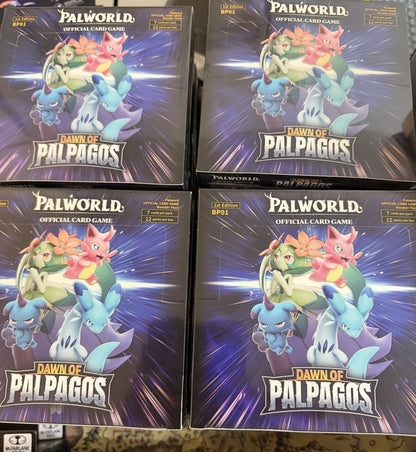 PALWORLD BP01 Booster Box DAWN OF PALPAGOS BP01 BP-01 - ENG ENGLISH 1st Edition