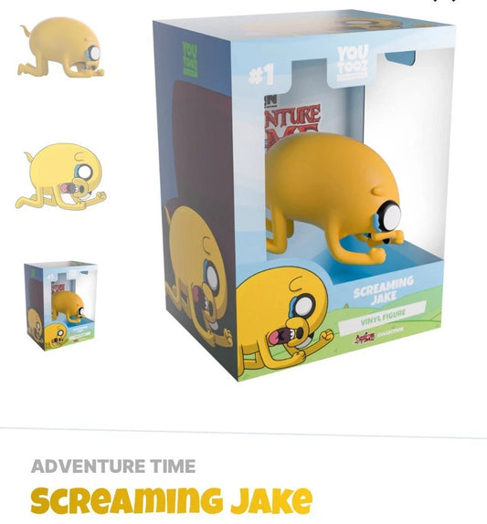 Adventure Time Vinile Figura Screaming Jake 7 Cm Youtooz