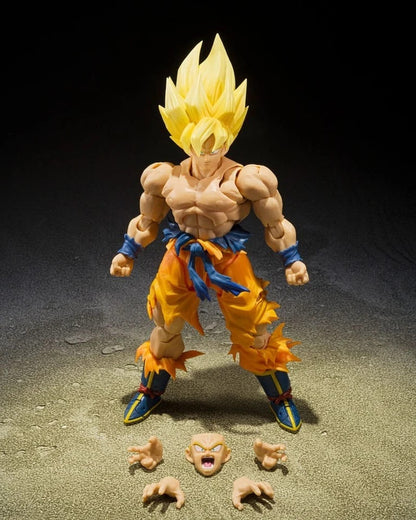 Dragon Ball S.h. Figuarts Action Figura Goku Super Saiyan Leggendario 15Cm Banda