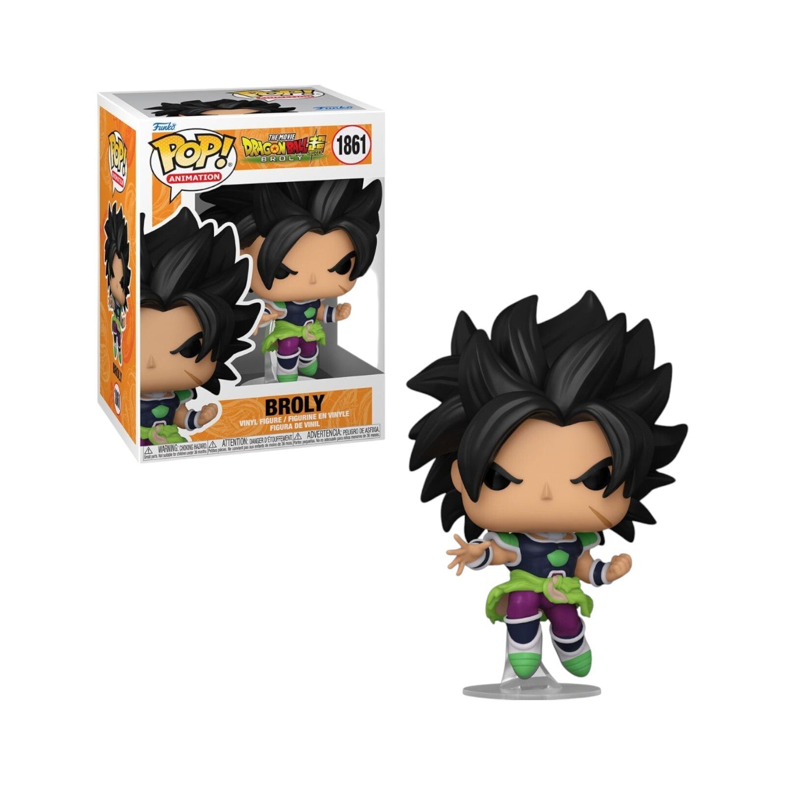 Funko Pop Broly #1861 – Dragon Ball Super – Edizione da Collezione