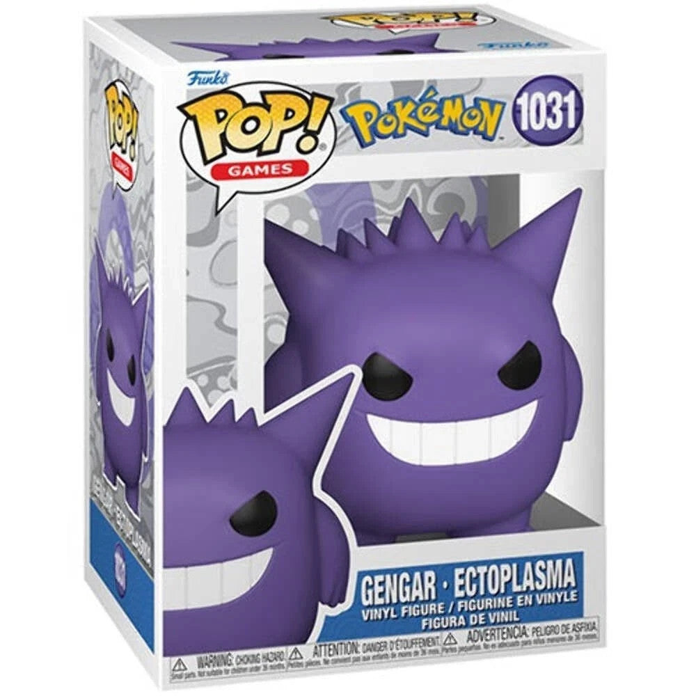 Funko Pop ! Games - Pokemon (1031) Gengar Ectoplasma Vinyl Figure 9Cm Statuetta