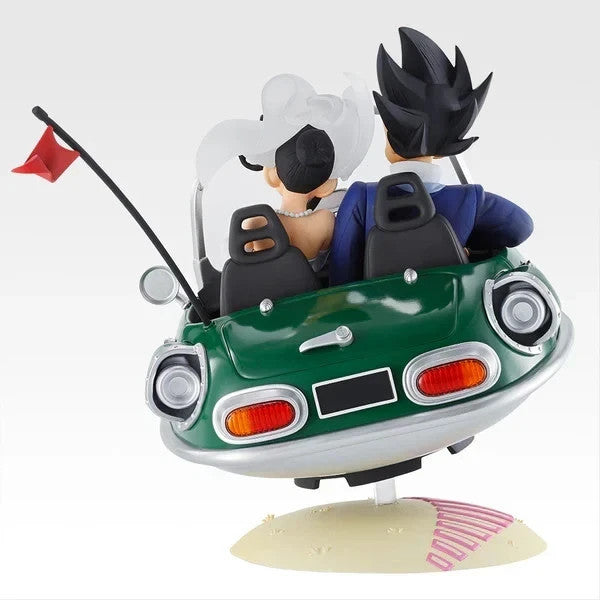 DRAGON BALL SON GOKU & CHICHI FIGURE BANDAI ICHIBANSHO SNAP COLLECTION 2 15CM