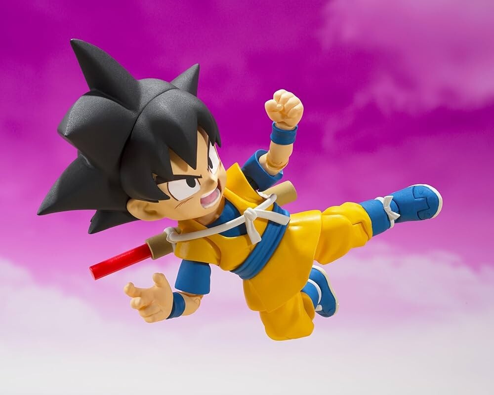 SON GOKU MINI DRAGON BALL DAIMA SH FIGUARTS BANDAI 7 CM NUOVA ORIGINALE