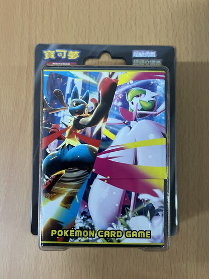 Pokemon JAP Card Game Deck case box mega Gardevoir & Lucario + Booster + SPECIAL
