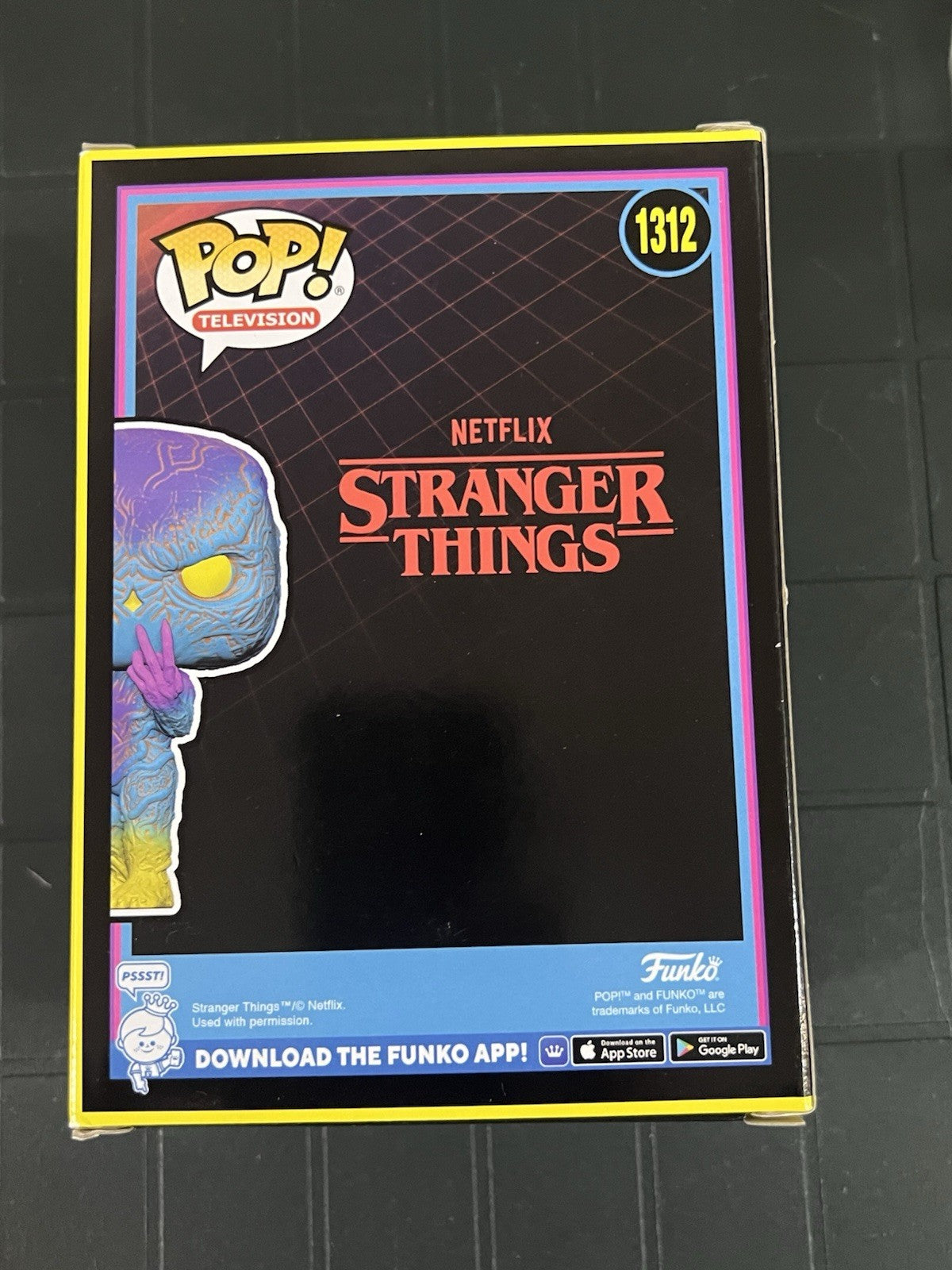 FUNKO POP STRANGER THINGS VECNA BLKLT 1312 SPECIAL EDITION VINYL FIGURE