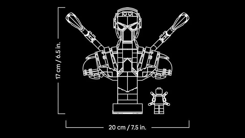 LEGO Marvel 76326 Busto di Iron Spider-Man