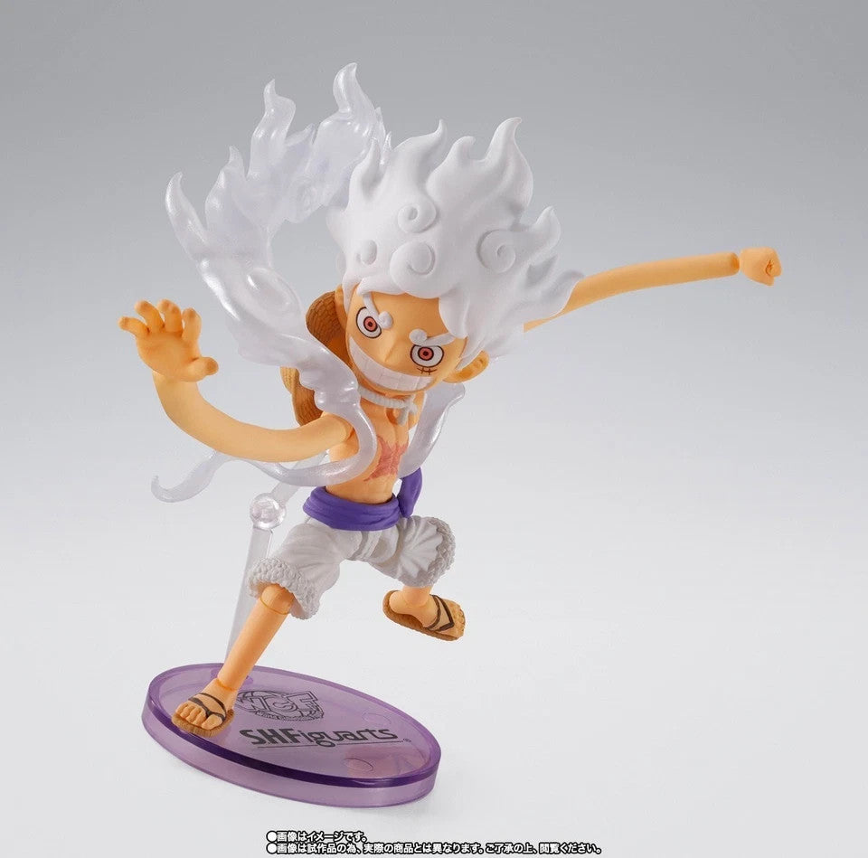 Bandai World Collectable Figure X S.H. Figuarts One Piece Monkey D. Luffy Gear 5