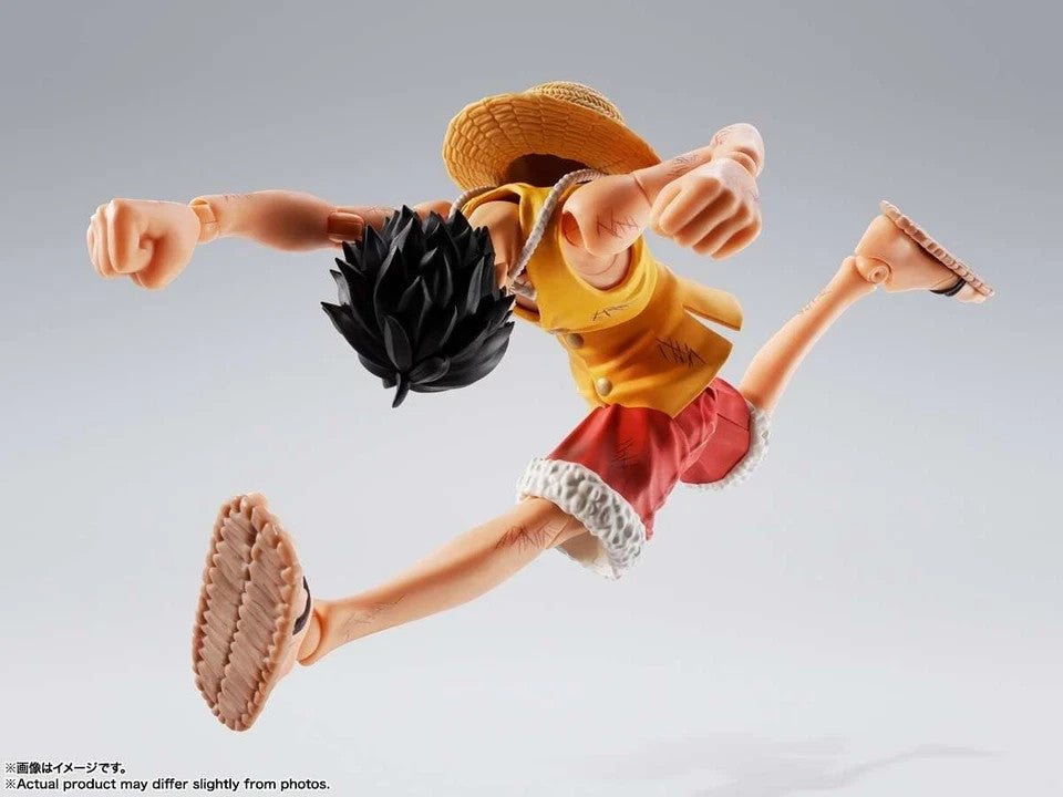 Bandai One Piece S.H.Figuarts Monkey D. Luffy Marineford 15 cm NUOVO IN STOCK