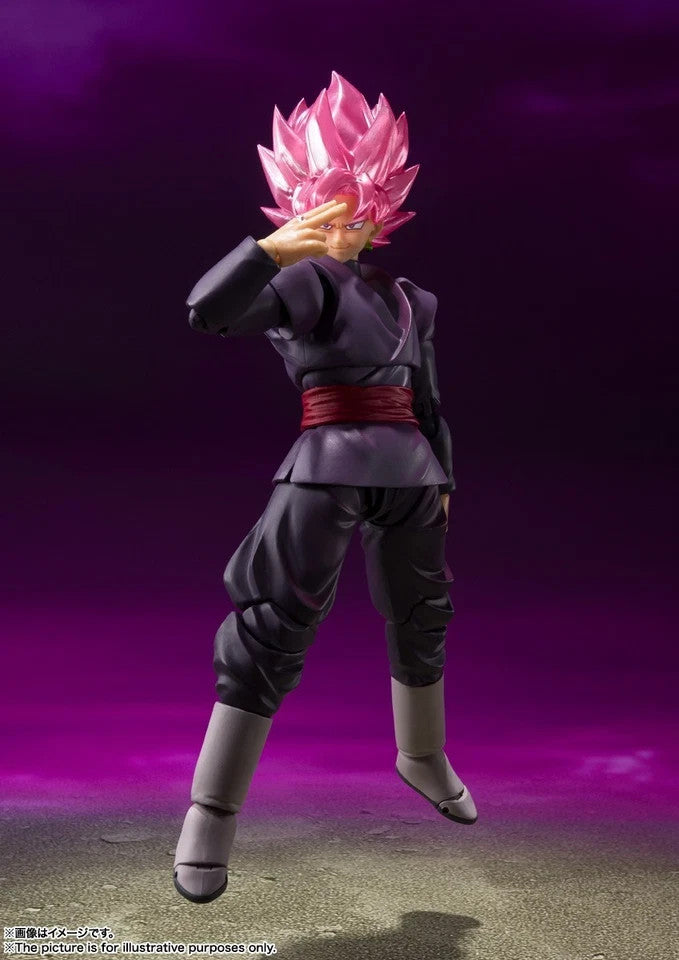 IN STOCK Bandai Dragon Ball Super S.H. Figuarts Goku Black - Super Saiyan Rose