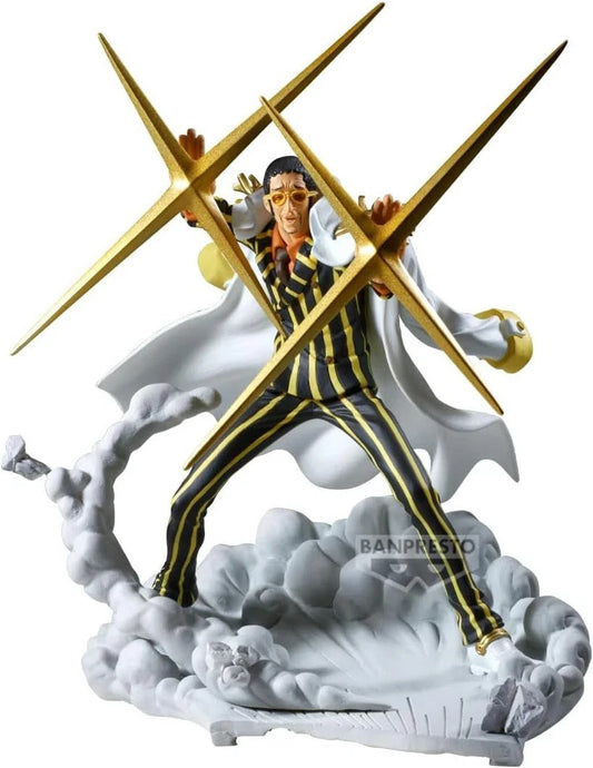 BANPRESTO ONE PIECE BORSALINO Figura Statua 15cm serie SENKOZEKKEI Originale