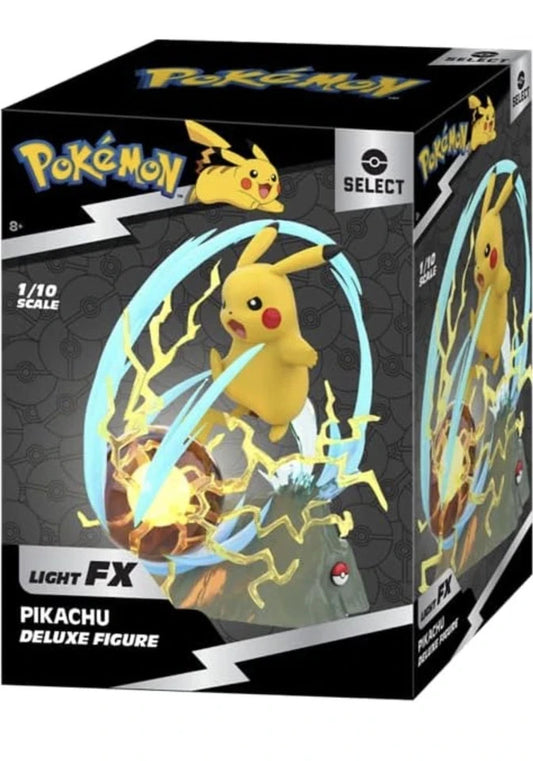 Pokemon Deluxe Statua Con Funzione Luce Pikachu Ca. 33 CM 25th Nuovo