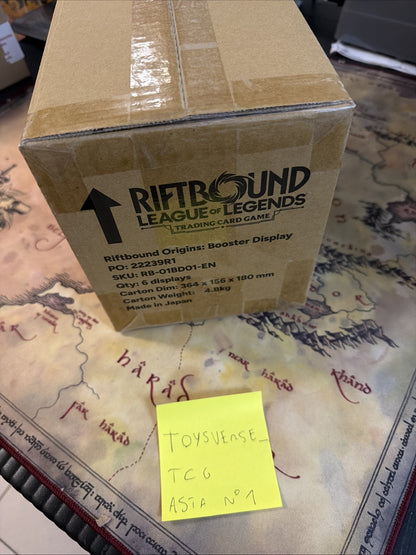 Riftbound TCG Sealed CASE 6x Set One Origins Booster Box - ENG ENGLISH