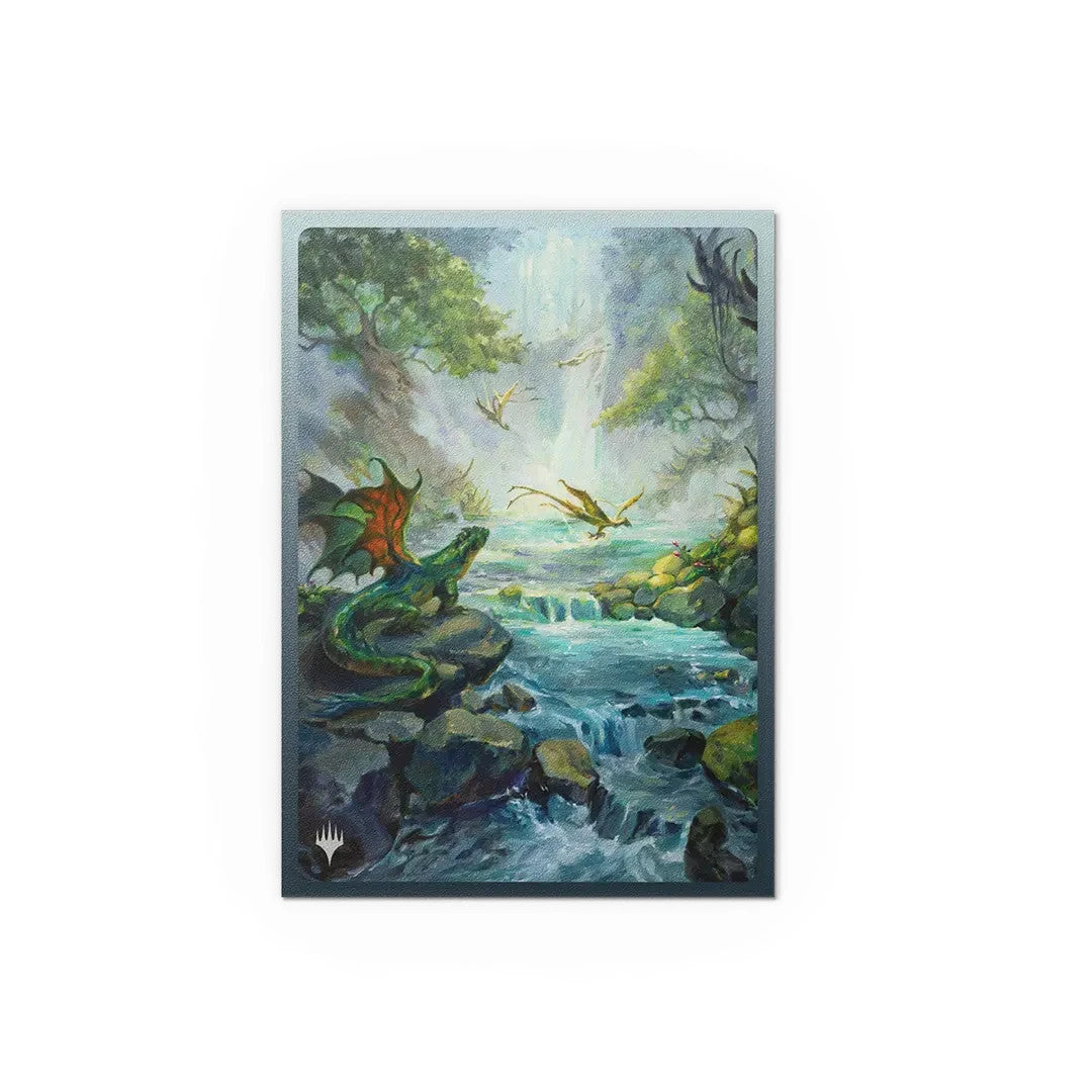 Dragon Shield Landfall Series Misty Rainforest Art Sleeves 100ct NEW