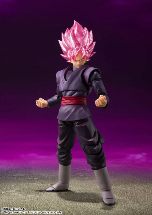 IN STOCK Bandai Dragon Ball Super S.H. Figuarts Goku Black - Super Saiyan Rose