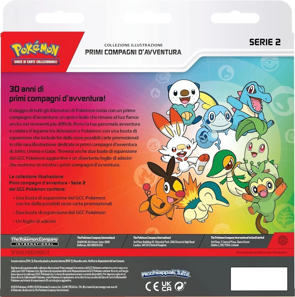 Collezione Pokemon Primi Compagni d'Avventura Serie 2 - ITA Sealed