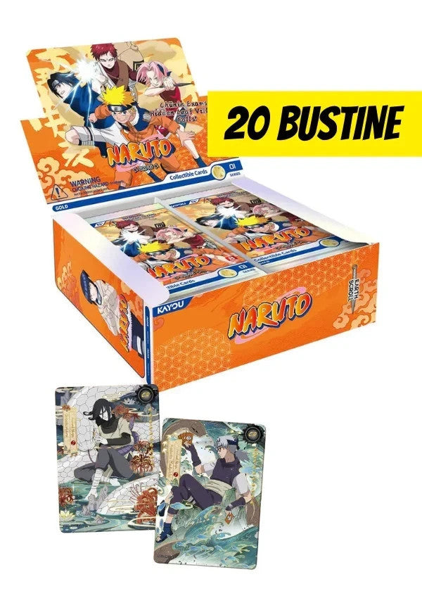 KAYOU NARUTO Smriti Collectible Cards Earth SCROLL BOX 20 BUSTINE ENG