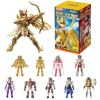 Toysverse TCG Blokees Saint Seiya Galaxy Version 01 blind box collection featuring various 10cm anime action figures