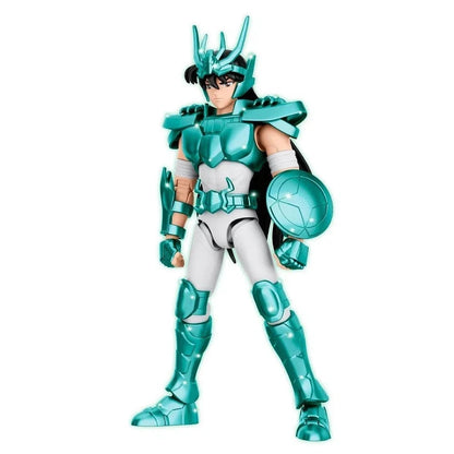 Toysverse TCG Saint Seiya Dragon Shiryu model kit figure featuring metallic teal armor and shield