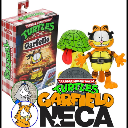Toysverse TCG NECA Teenage Mutant Ninja Turtles Garfield and Odie ultimate action figure set in original packaging
