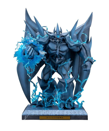 Toysverse TCG Obelisk the Tormentor 50cm PVC statue with Fist of Fate blue plasma energy effects and LED base