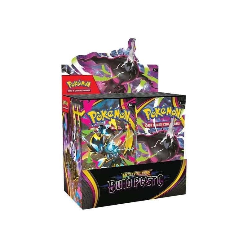 Toysverse TCG Pokemon Buio Pesto sealed booster box containing 36 trading card packs with dark legendary artwork