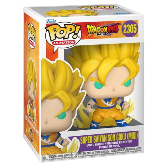 Toysverse TCG Funko POP Dragon Ball Daima Super Saiyan Son Goku Mini vinyl figure in original display box