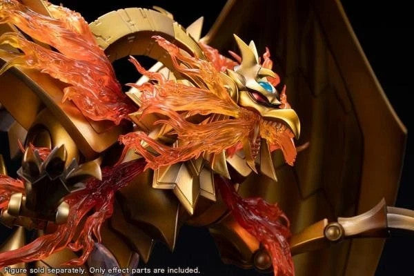 Toysverse TCG The Winged Dragon of Ra statue with Blaze Cannon flame effect parts and LED base accessories